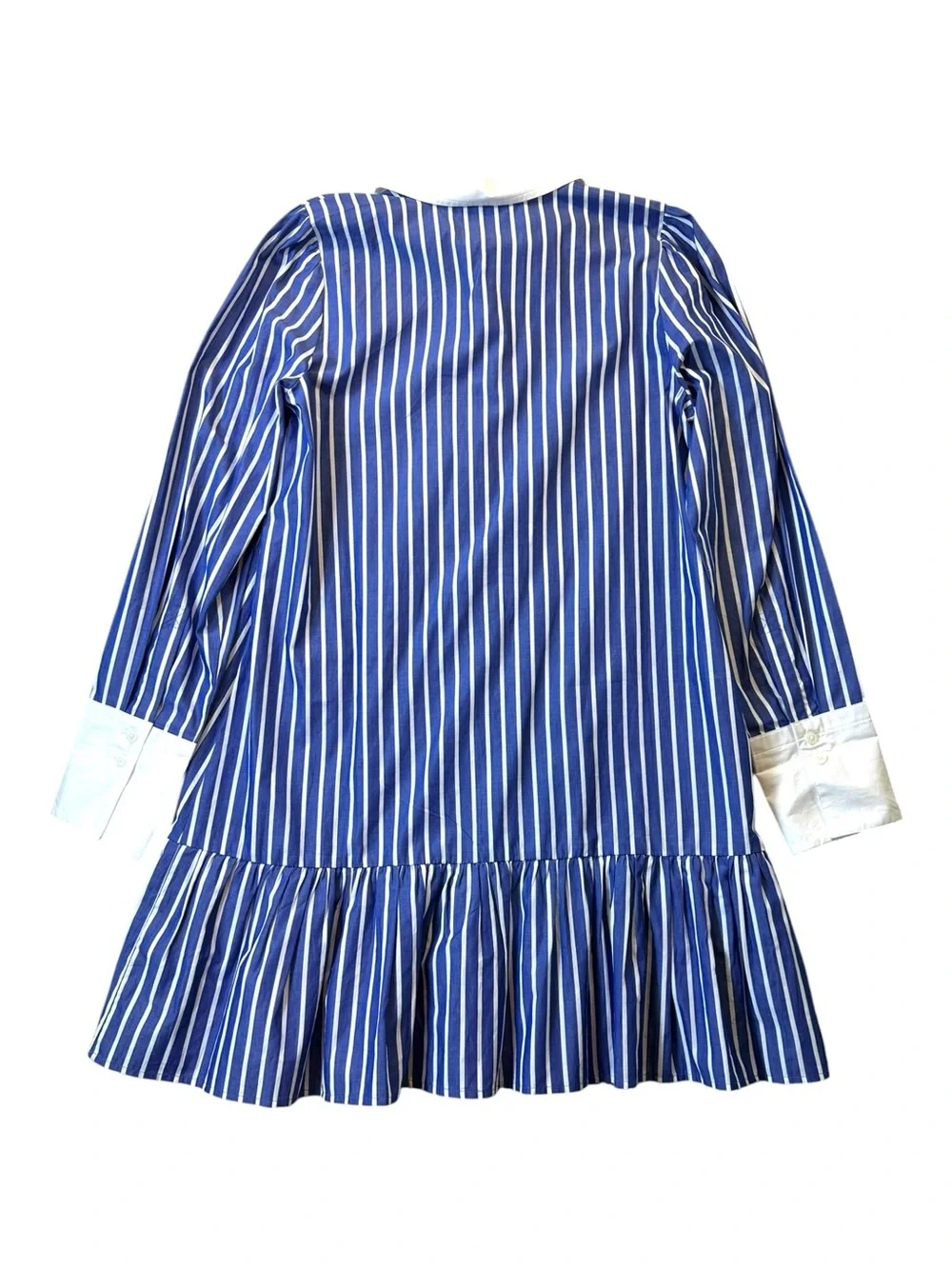 J. Crew Tiered Shirt-Dress in Cotton Poplin Size 10 NWT NWT